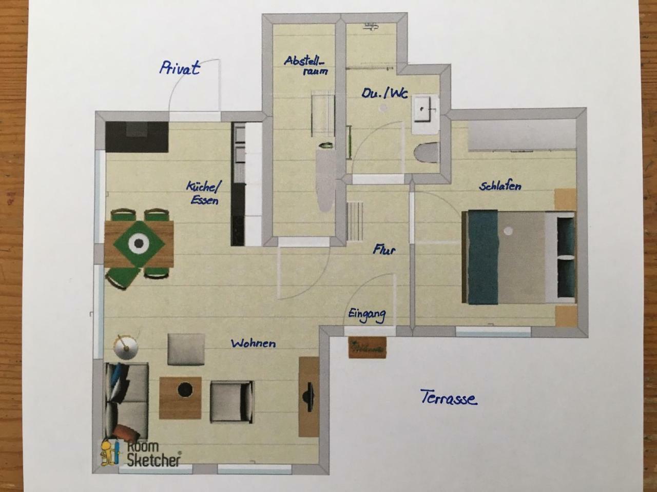 Ferienwohnung Gluiber Beuren  Dış mekan fotoğraf